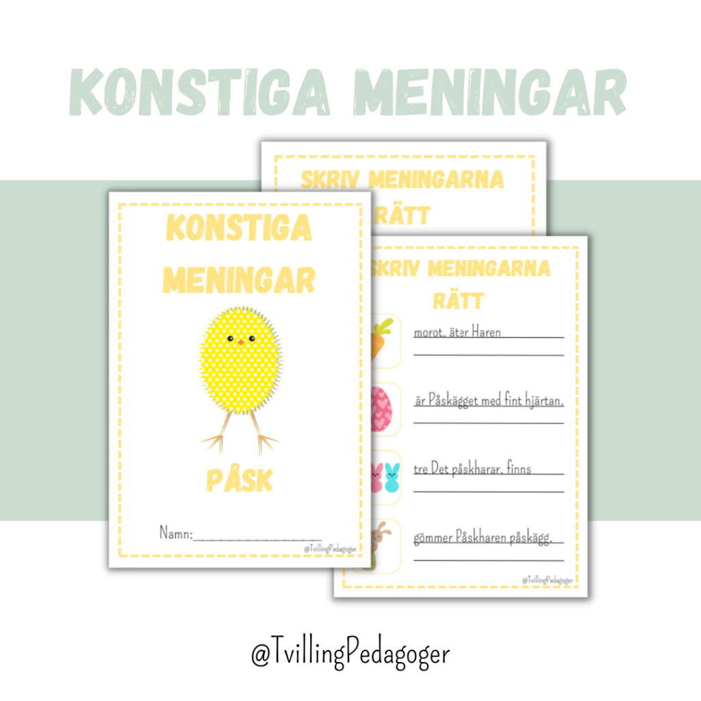 Konstiga meningar – Påsk