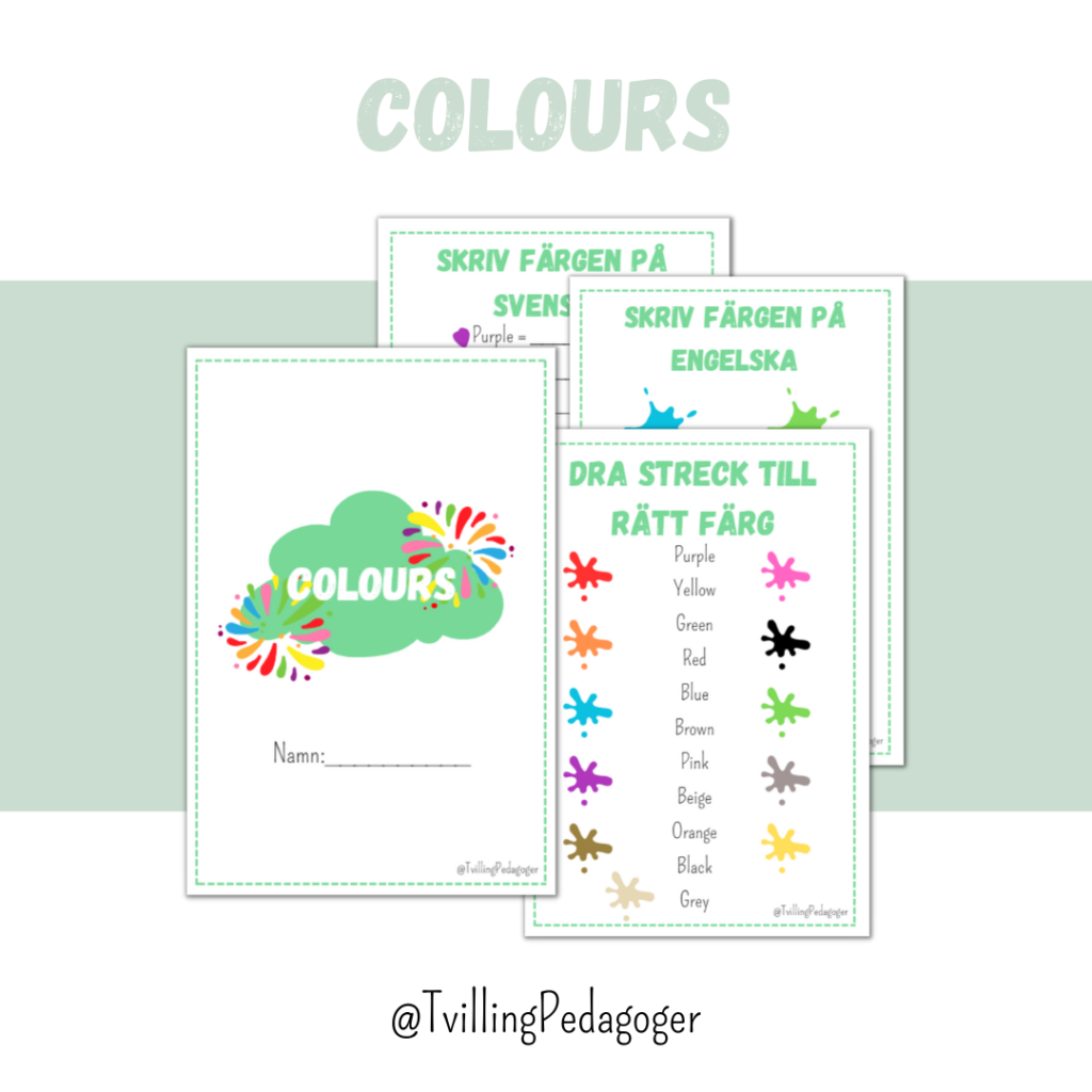 Engelska – Colours