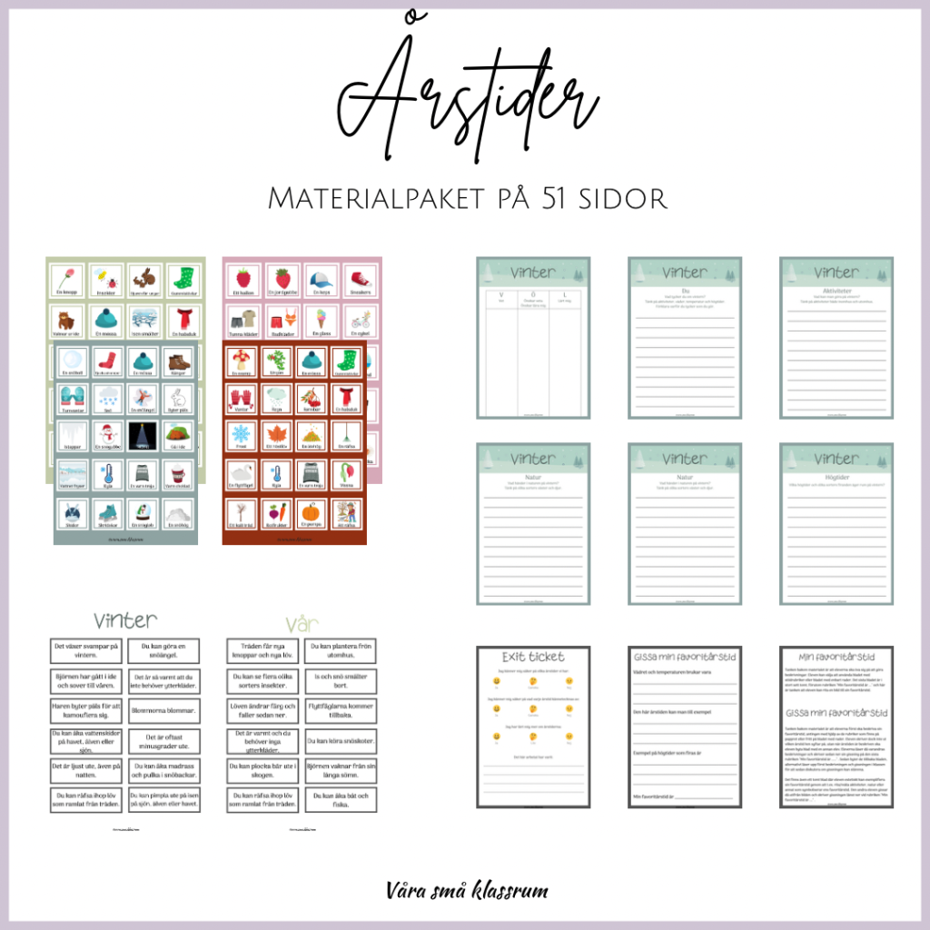 Materialpaket – Årstider