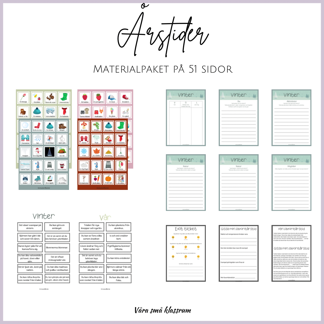 Materialpaket - Årstider