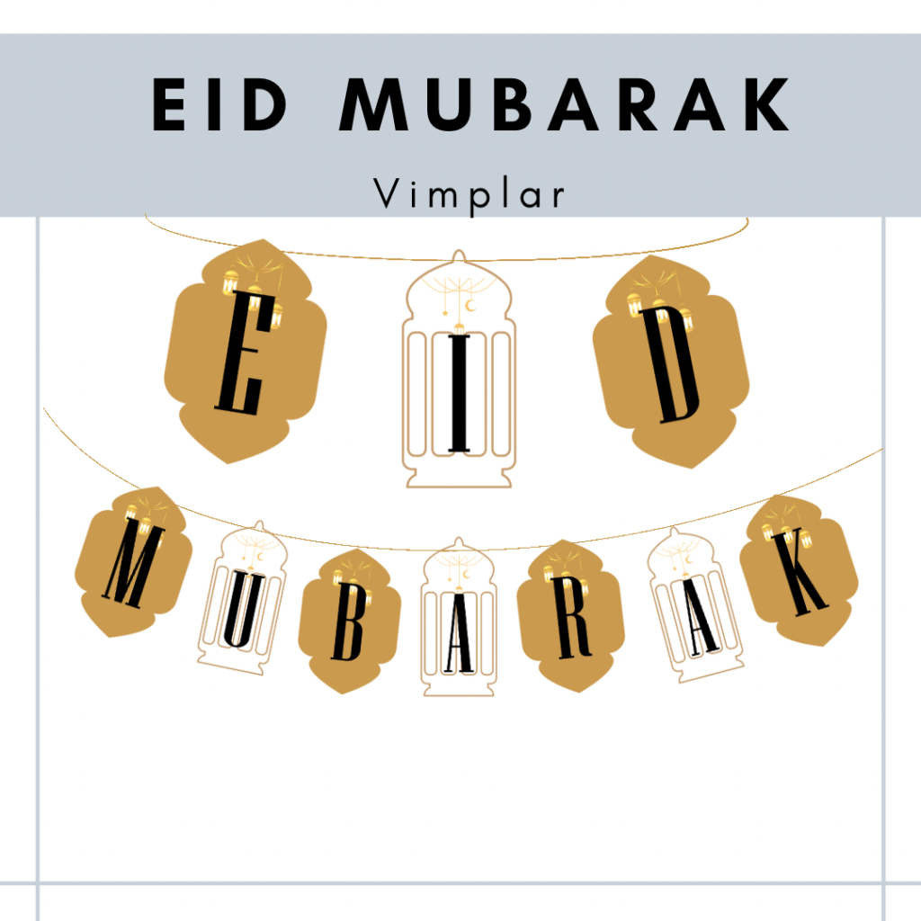 Vimplar – Ramadan & Eid Mubarak