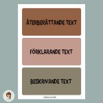 Strukturstöd för olika texttyper. - bild 1