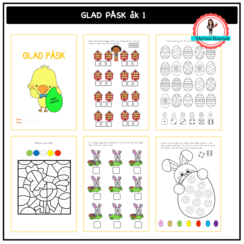 Glad påsk åk 1