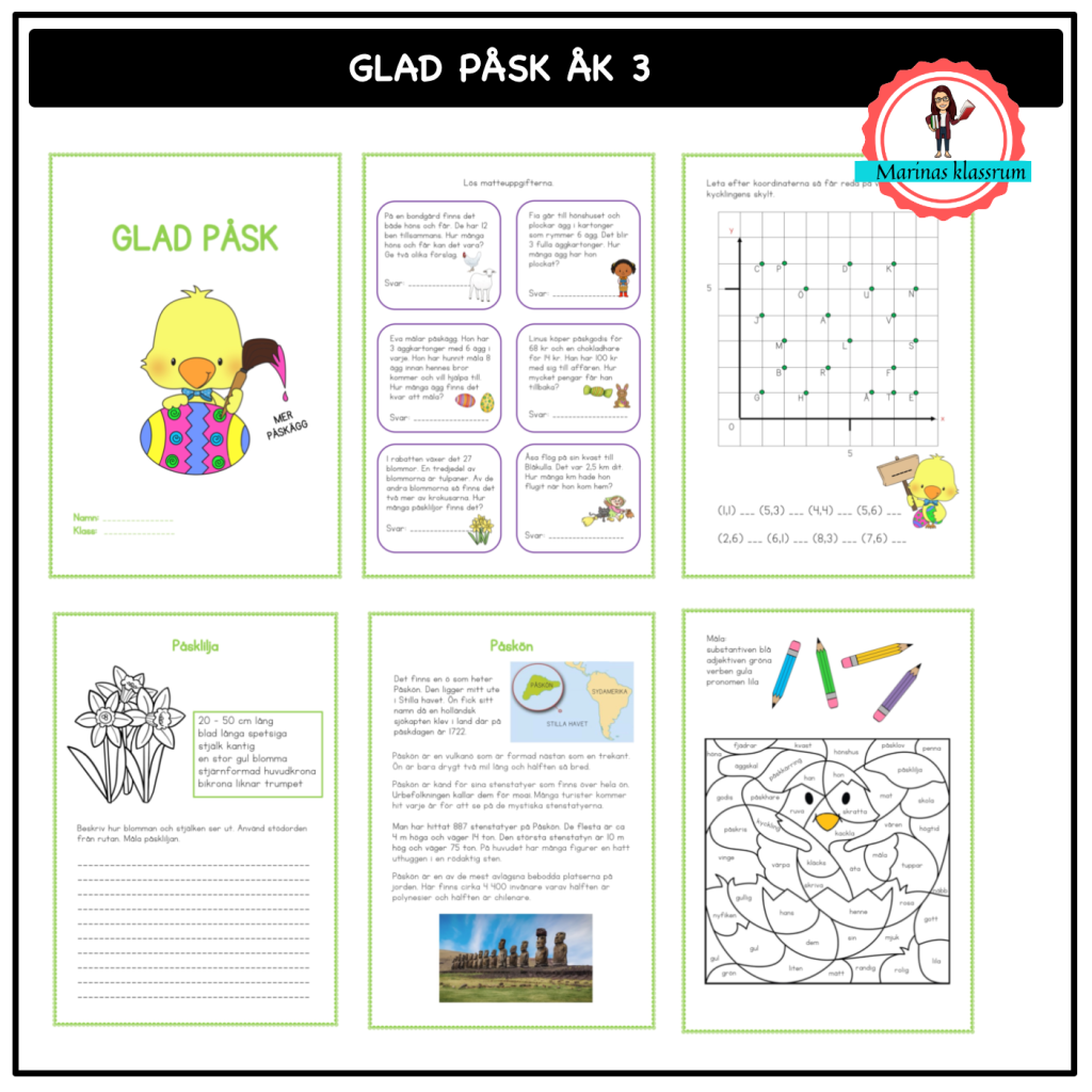 Glad påsk åk 3