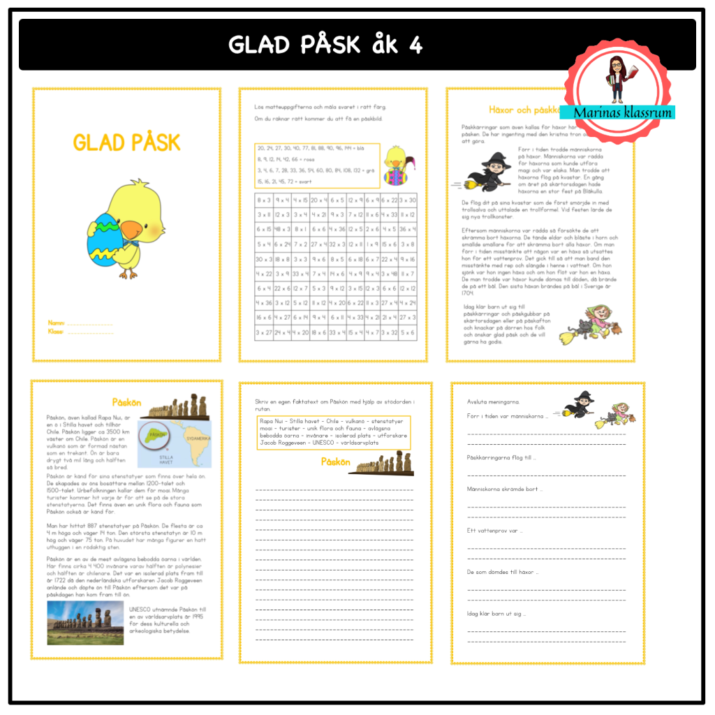 Glad påsk åk 4