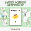 Växter och djur - Arbetshäfte