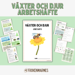 Växter och djur – Arbetshäfte - bild 1