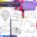 Fordon stor målarbok - bild 1