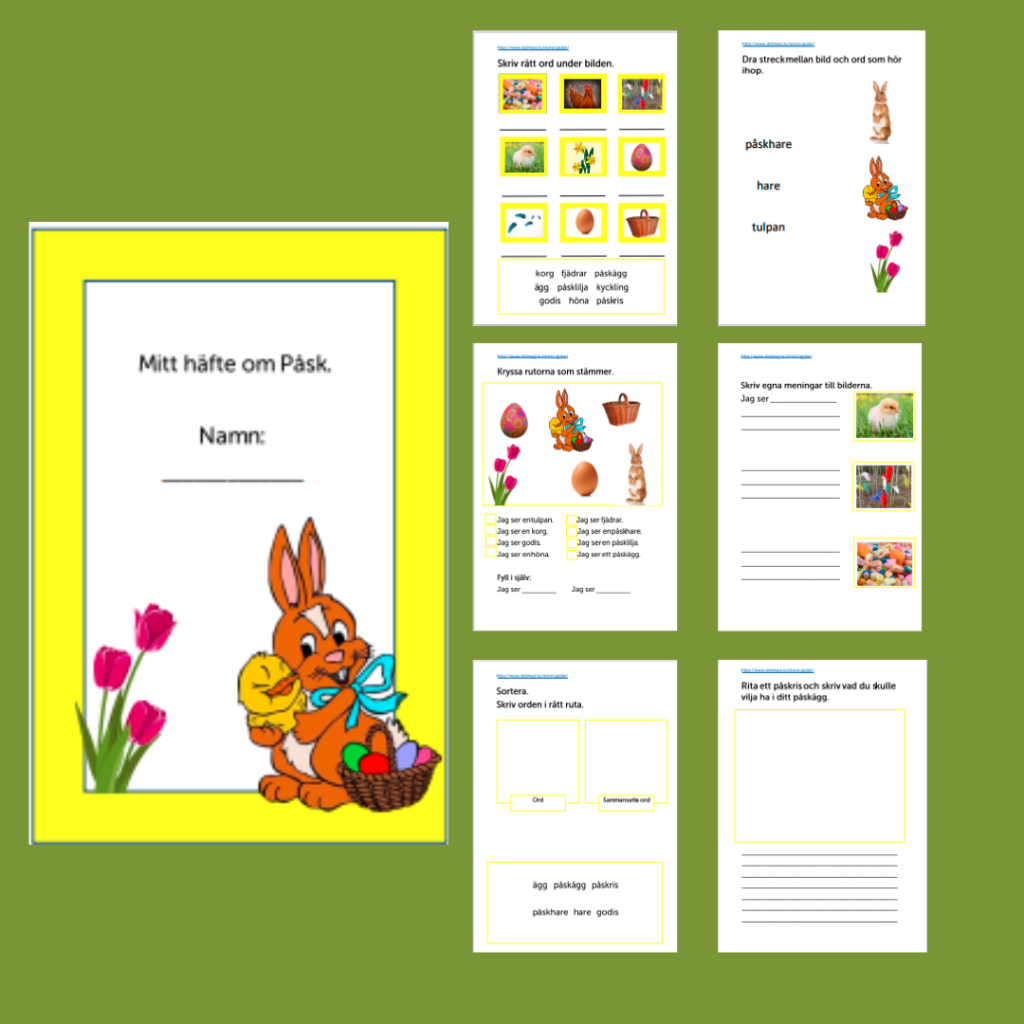 Arbetshäfte om påsk.