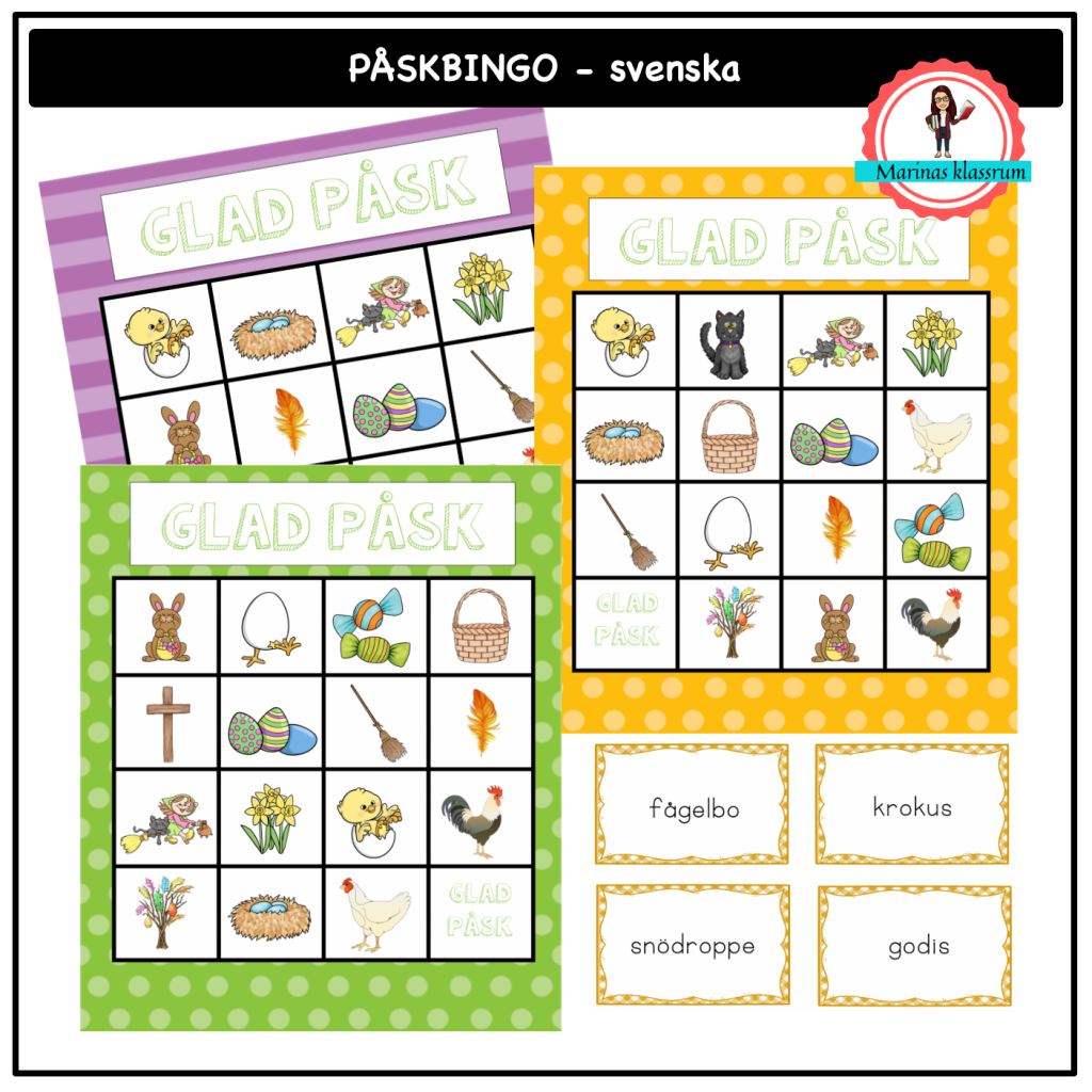 Påskbingo – svenska
