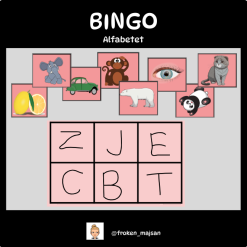 BINGO - alfabetet