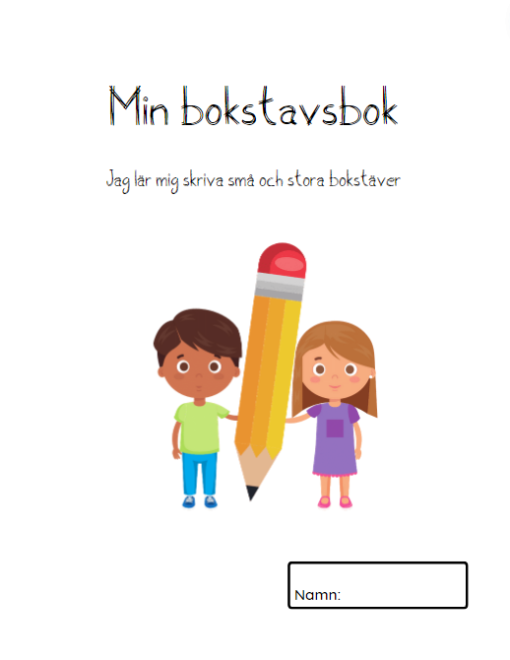 Paket med min bokstavsbok + min mattebok