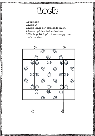 Påskpyssel stort häfte