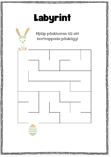 Påskpyssel stort häfte