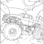 Fordon stor målarbok - bild 5