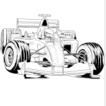 Fordon stor målarbok - bild 8