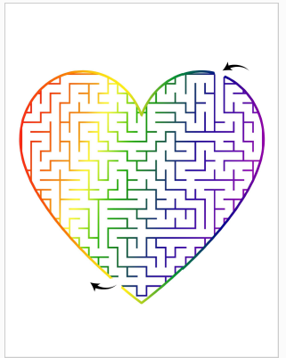 Labyrinter - träna med pennan 20 st