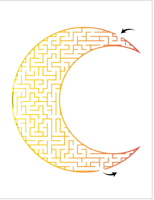 Labyrinter - träna med pennan 20 st