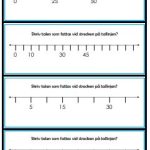 Tallinje/talmönster – vilka tal fattas – 67 olika tallinjer i 5 nivåer - bild 2