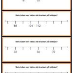 Tallinje/talmönster – vilka tal fattas – 67 olika tallinjer i 5 nivåer - bild 4