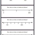 Tallinje/talmönster – vilka tal fattas – 67 olika tallinjer i 5 nivåer - bild 6