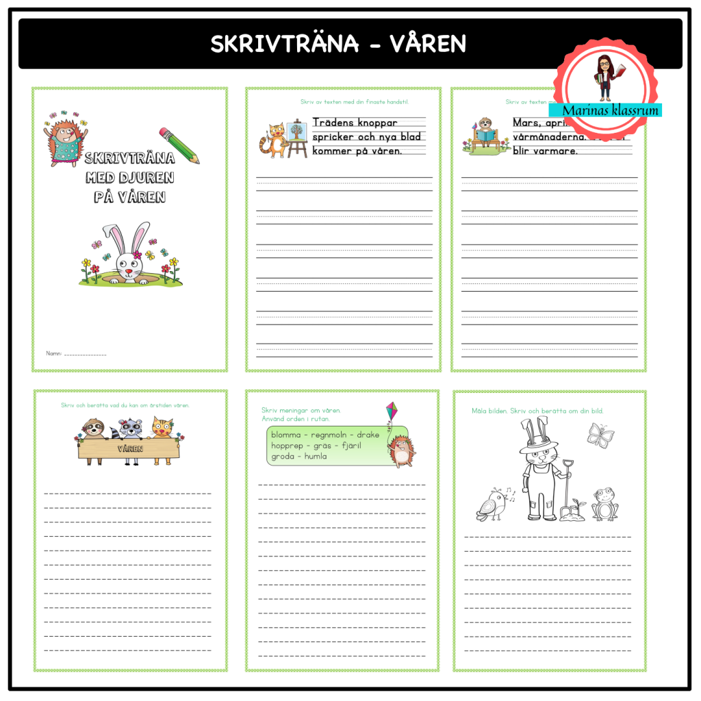 Skrivträna våren