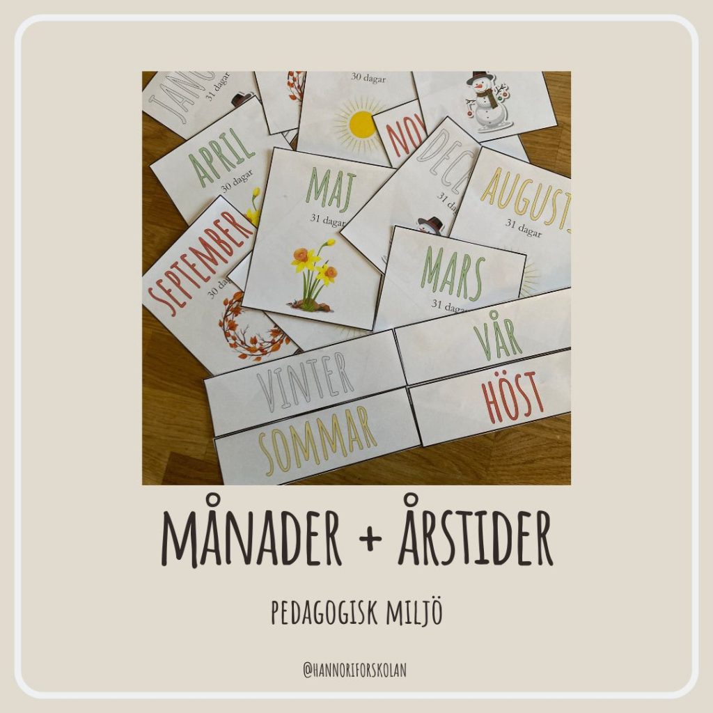 Månader & årstider
