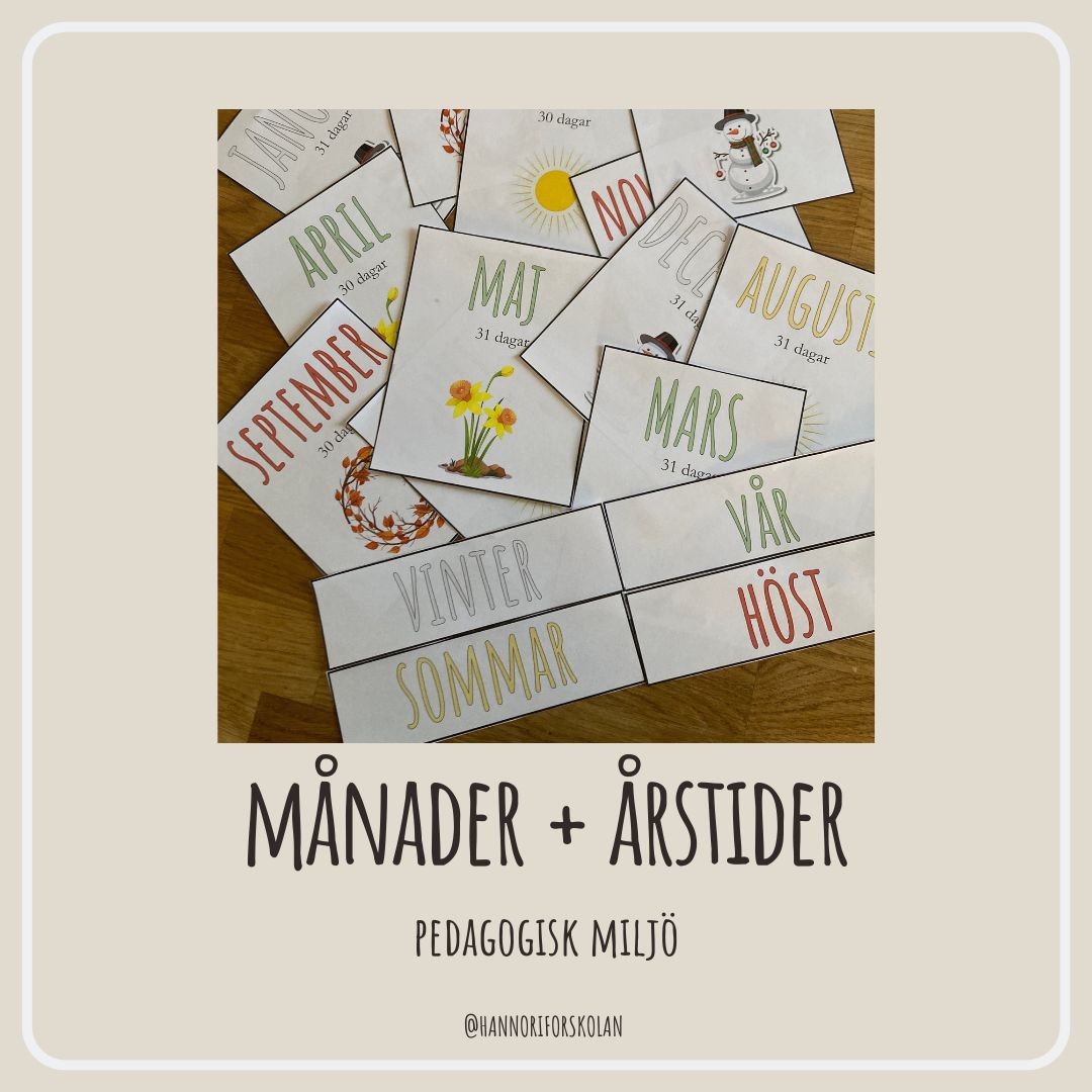 Månader & årstider