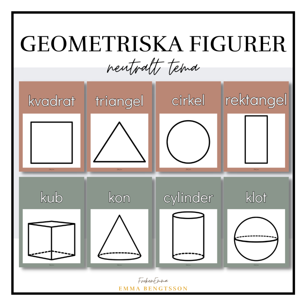 Earth: geometriska former och figurer