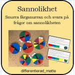 Sannolikhet – snurra färgsnurran och svara på frågor om sannolikhet - bild 1
