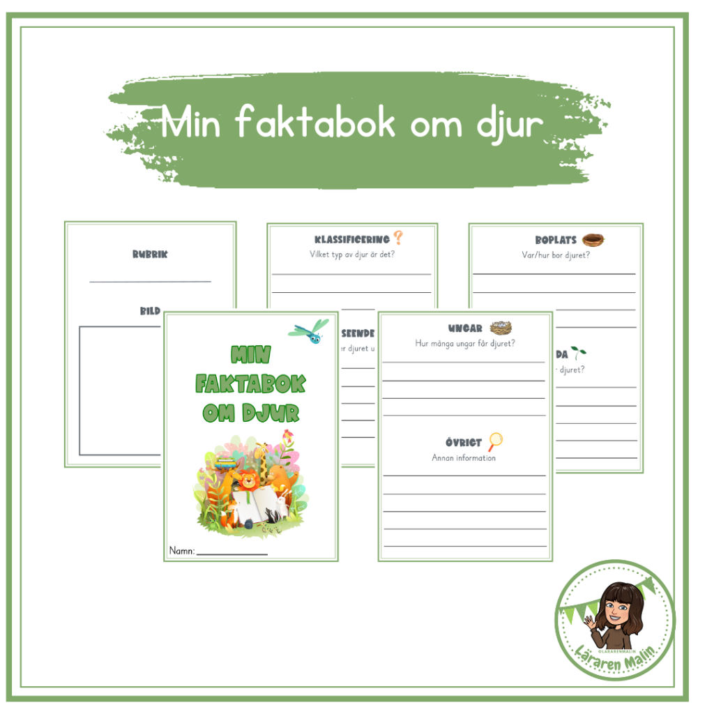 Min faktabok om djur