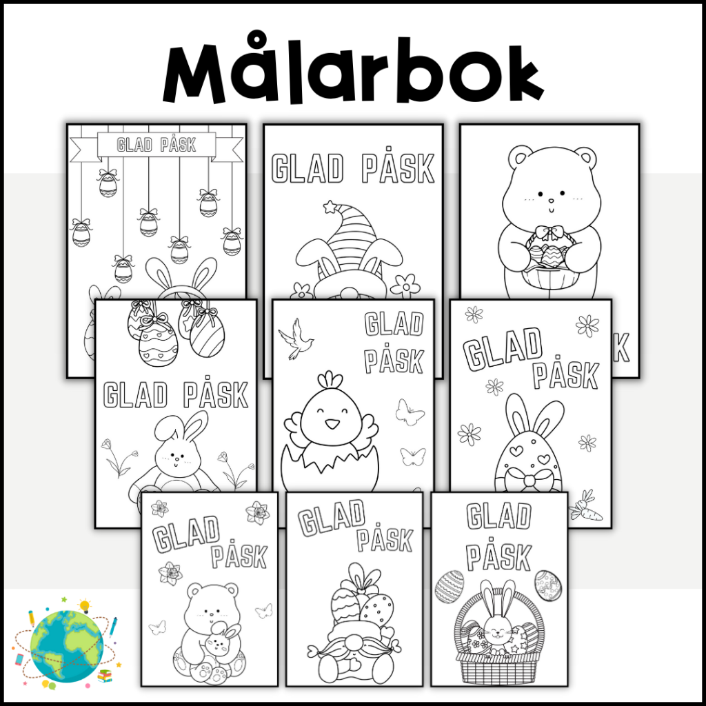 Målarbok – Påsk 2023