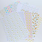 Mönstrat papper till pyssel – tema påsk - bild 2