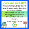 JORDENS DAG 22/4 - TEMAPAKET