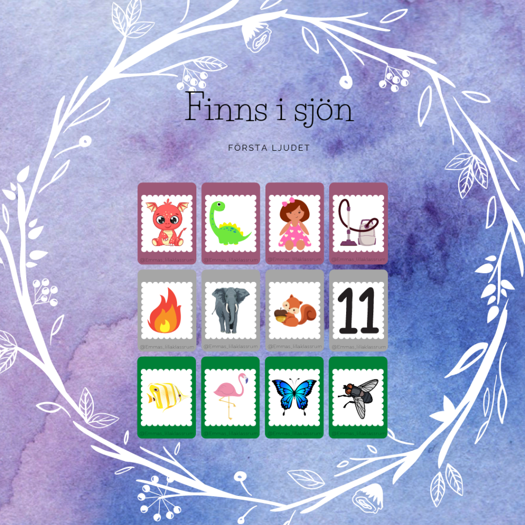 Finns i sjön – första ljudet