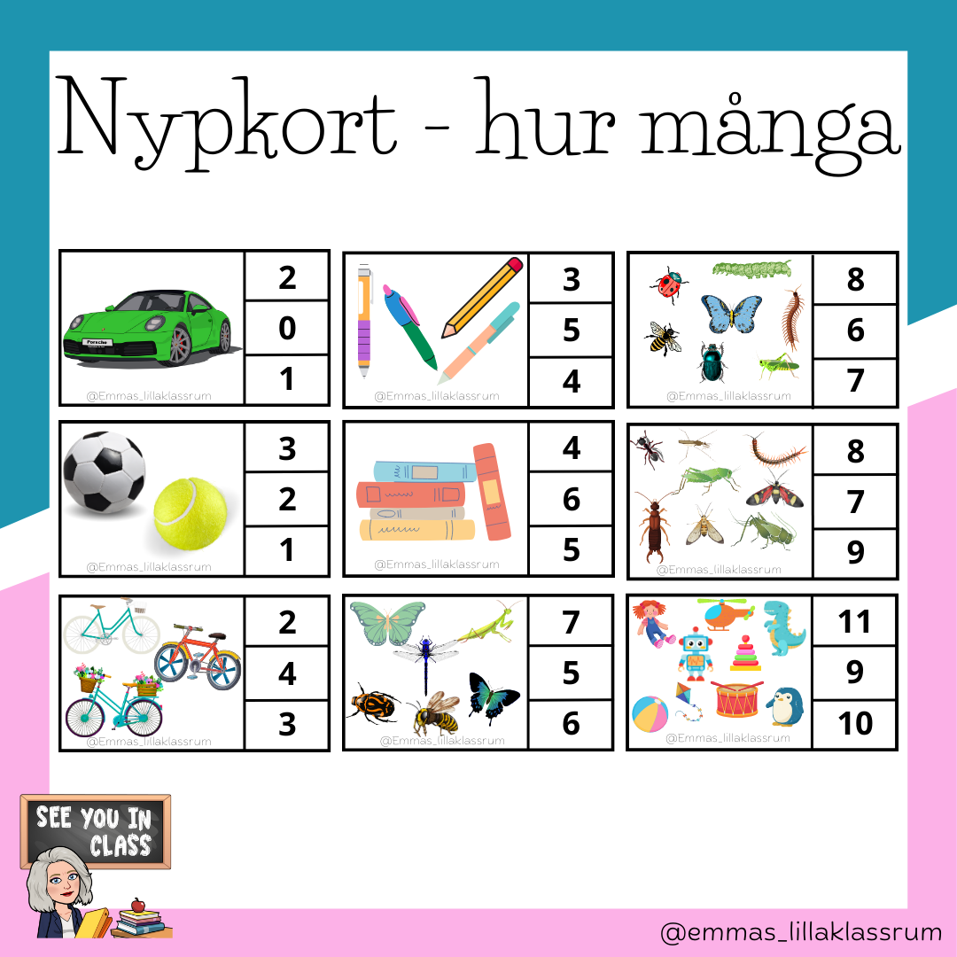 Nypkort - hur många