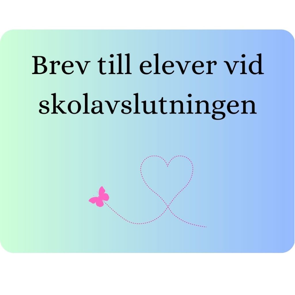 Avslutningsbrev till elever