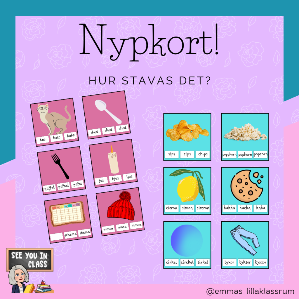 Nypkort – ”hur stavas det?”