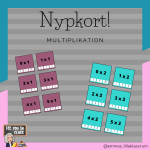 Nypkort – multiplikationstabeller 1-9 - bild 1