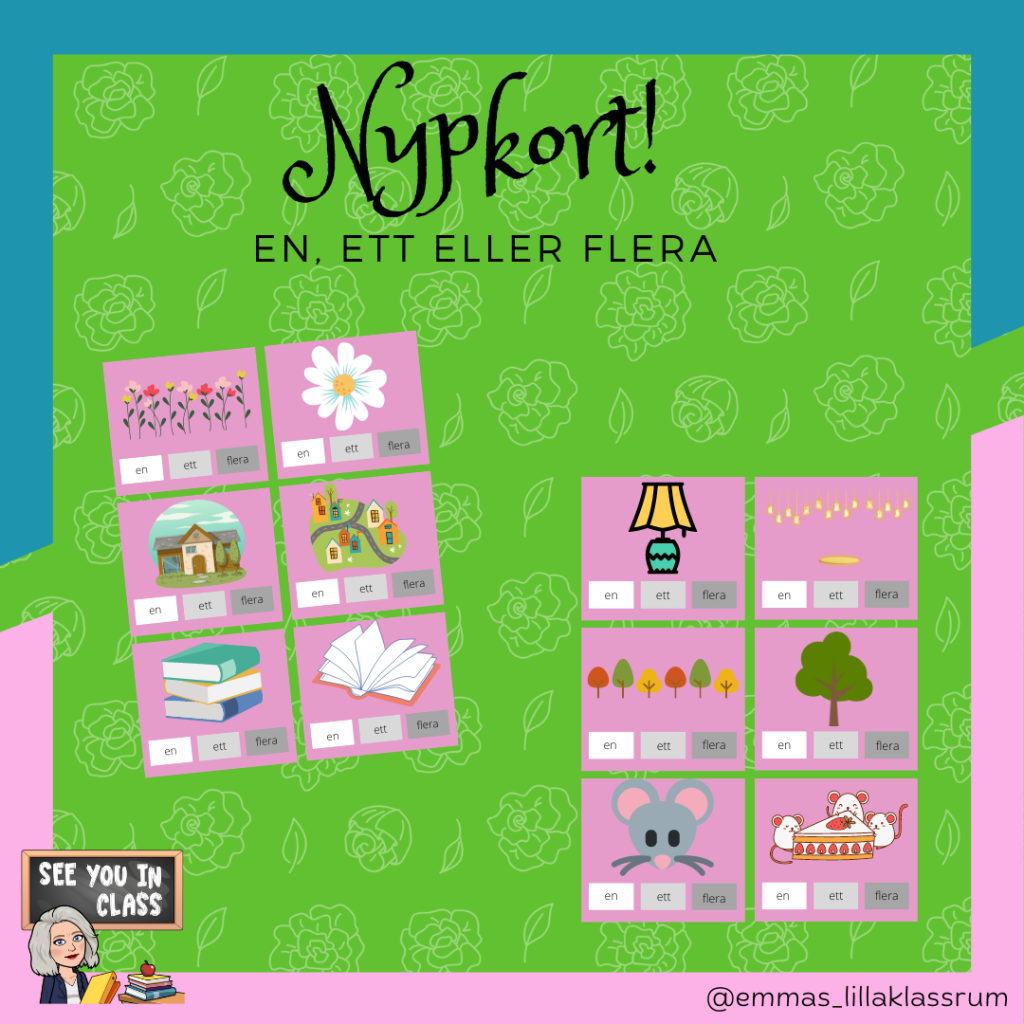 Nypkort – en, ett, flera