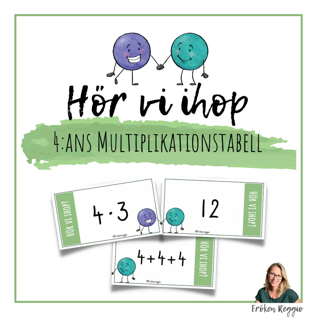Hör vi ihop - Multiplikation 4:ans tabell