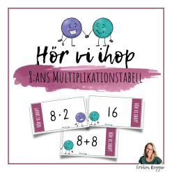 Hör vi ihop - Multiplikation 8:ans tabell