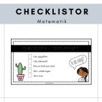 Checklista matematik - bild 3
