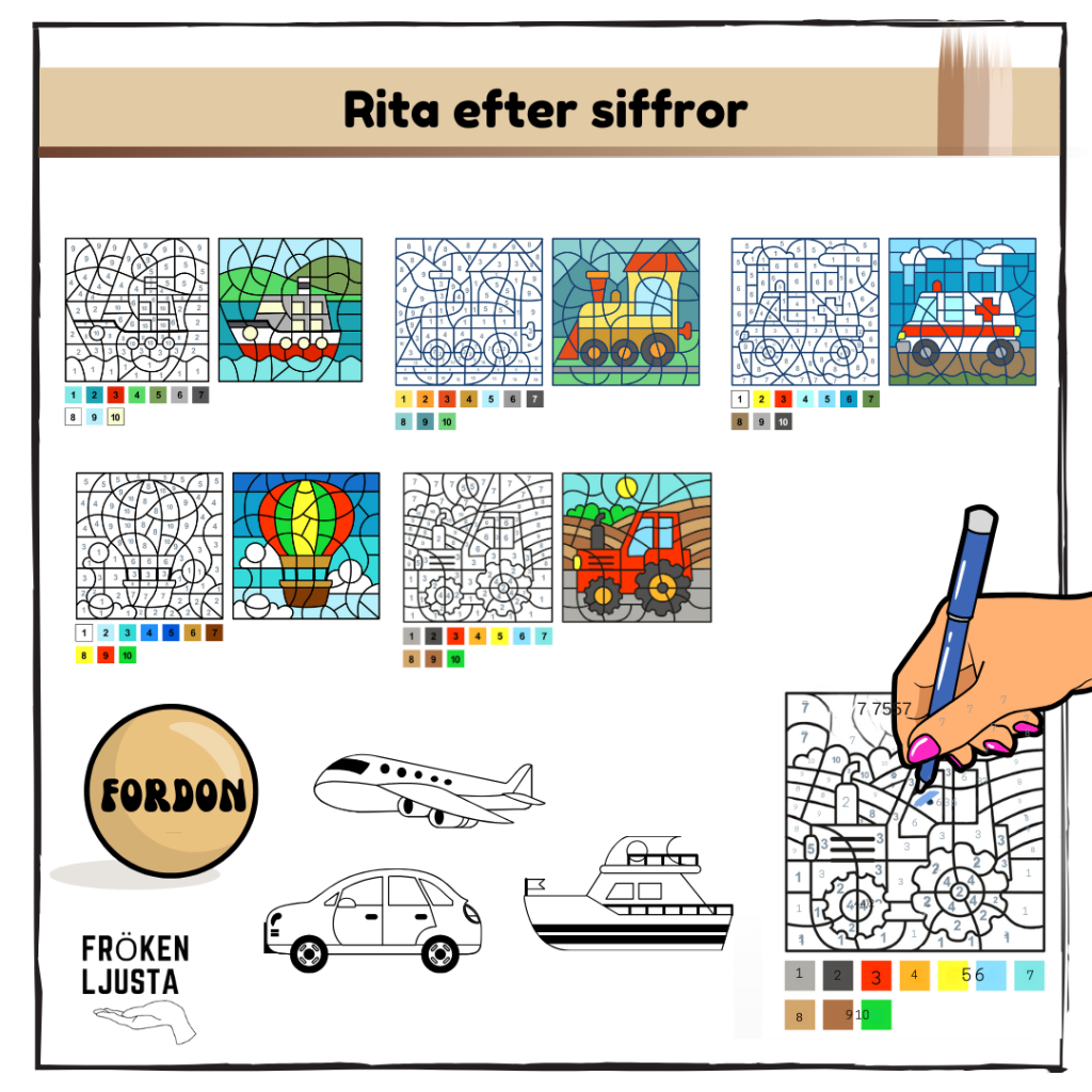 Måla efter siffror