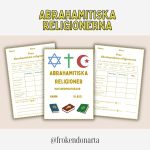 Abrahamitiska religionerna – Instuderingsfrågor + 2 prov - bild 1