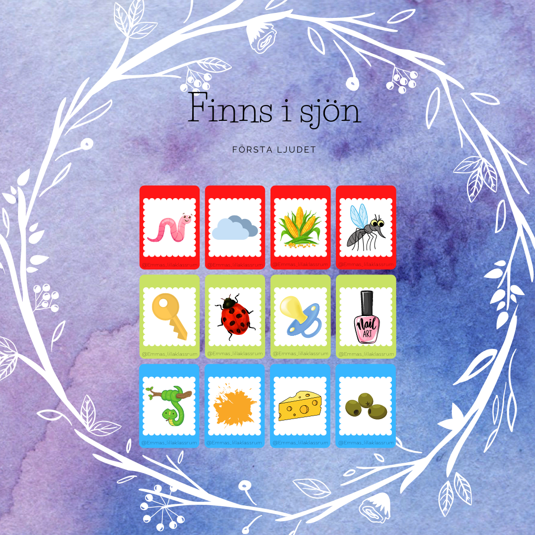 Finns i sjön - första ljudet