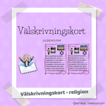 Välskrivningskort – de Abrahamitiska religionerna - bild 2
