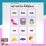 Träna stavning – matcha ordbild med bild - bild 2