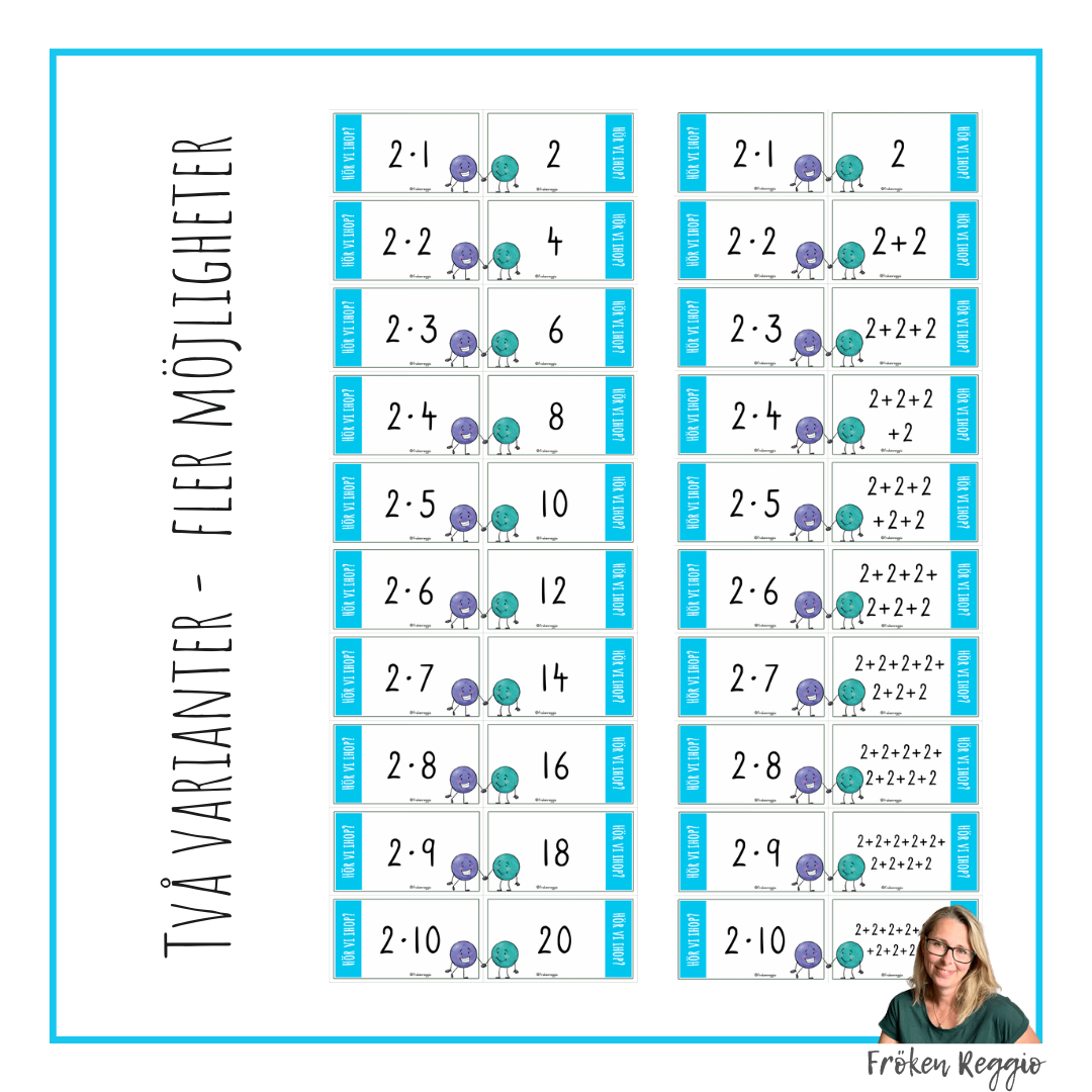 Hör vi ihop - Multiplikation 2:ans tabell