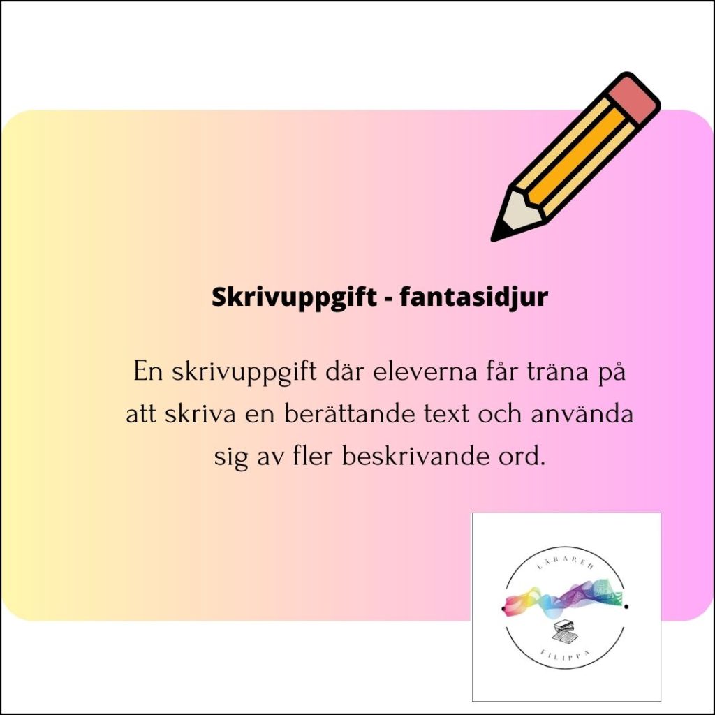 Skrivuppgift – fantasidjur